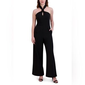 JULIA JORDAN Black Knot Neck Jumpsuit, size 2